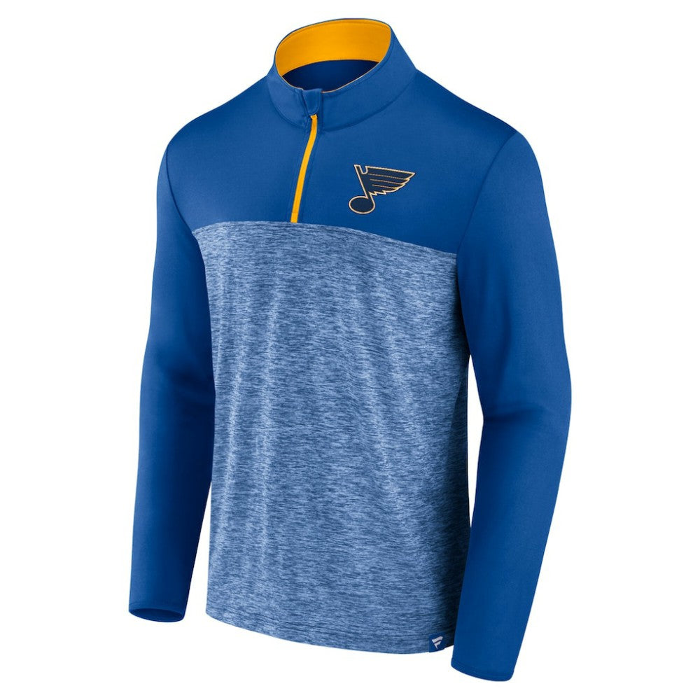 St. Louis Blues Fanatics Iconic Defender Quarter-Zip Jacket - Blue - NHL
