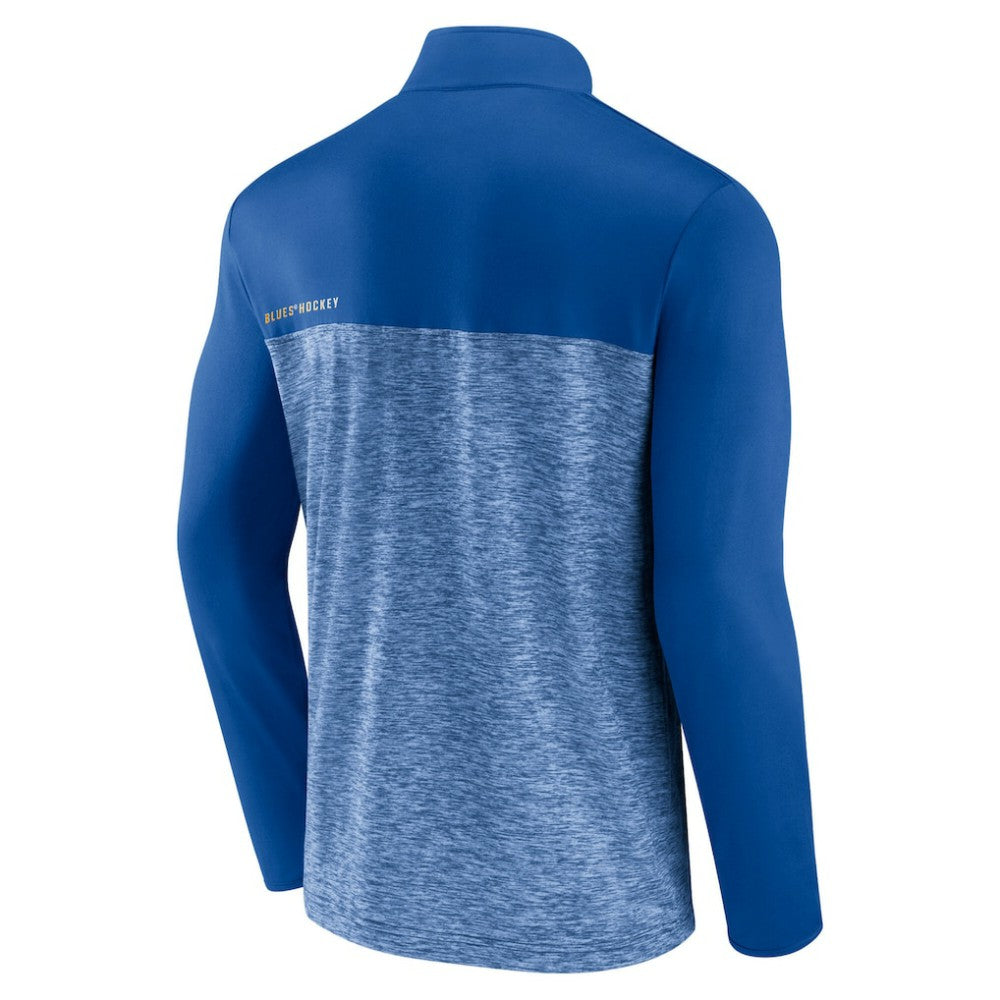 St. Louis Blues Fanatics Iconic Defender Quarter-Zip Jacket - Blue - NHL