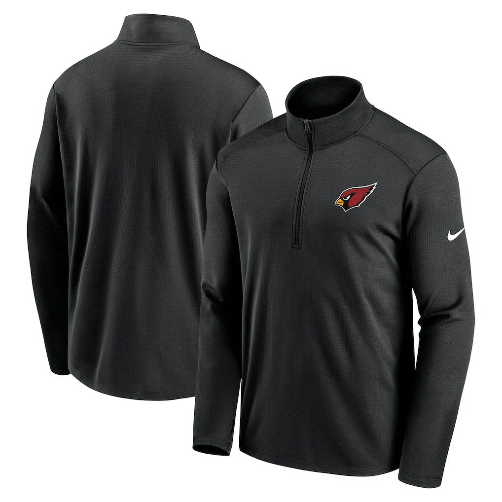 Arizona Cardinals Pacer Half-Zip Pullover Black | Nike for Sale