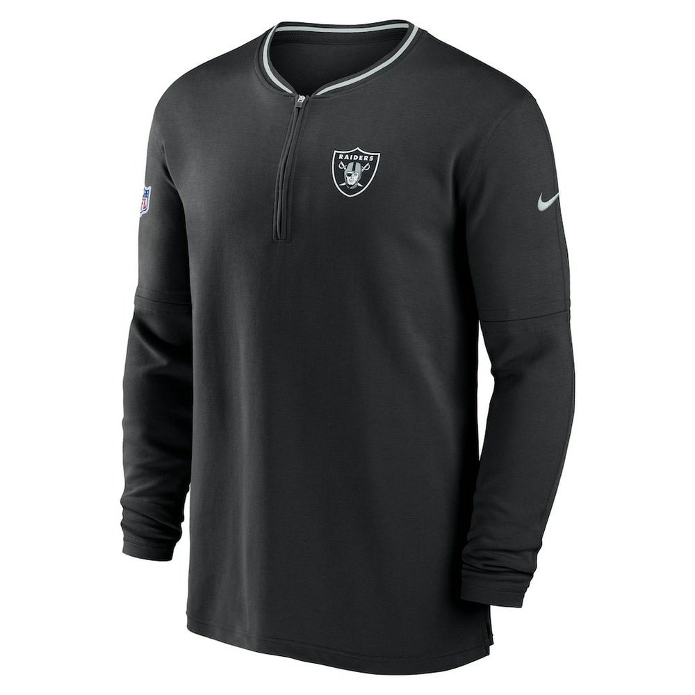 Las Vegas Raiders Coach Half-Zip Sweatshirt Black | Nike for Sale