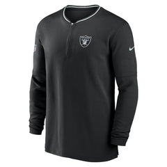 Las Vegas Raiders Coach Half-Zip Sweatshirt Black | Nike for Sale