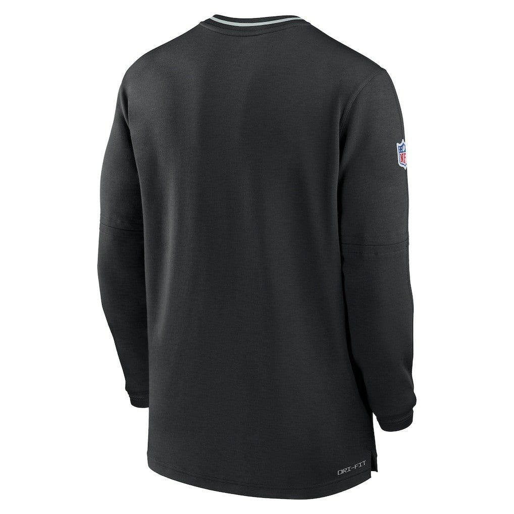 Las Vegas Raiders Coach Half-Zip Sweatshirt Black | Nike for Sale