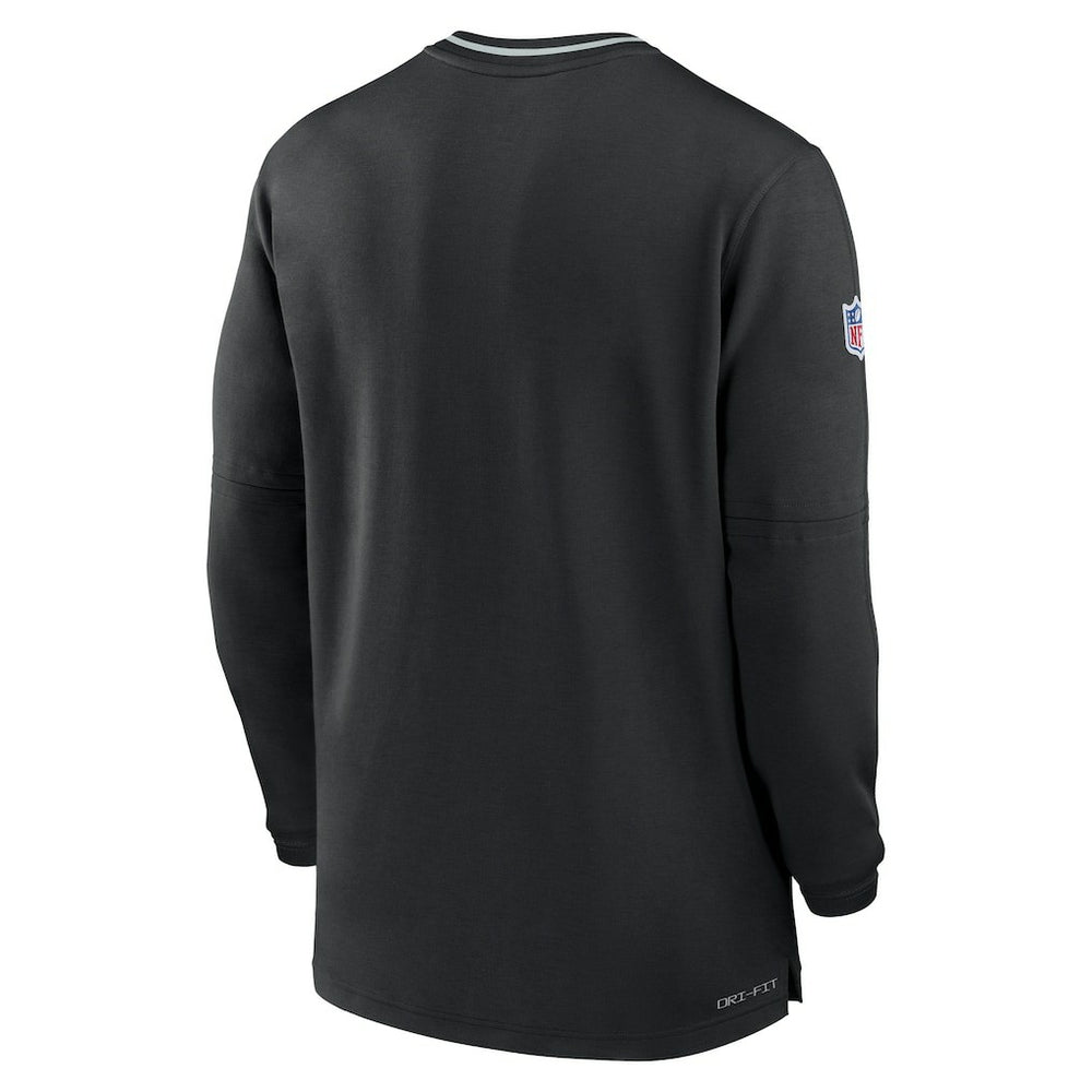 Las Vegas Raiders Coach Half-Zip Sweatshirt Black | Nike for Sale