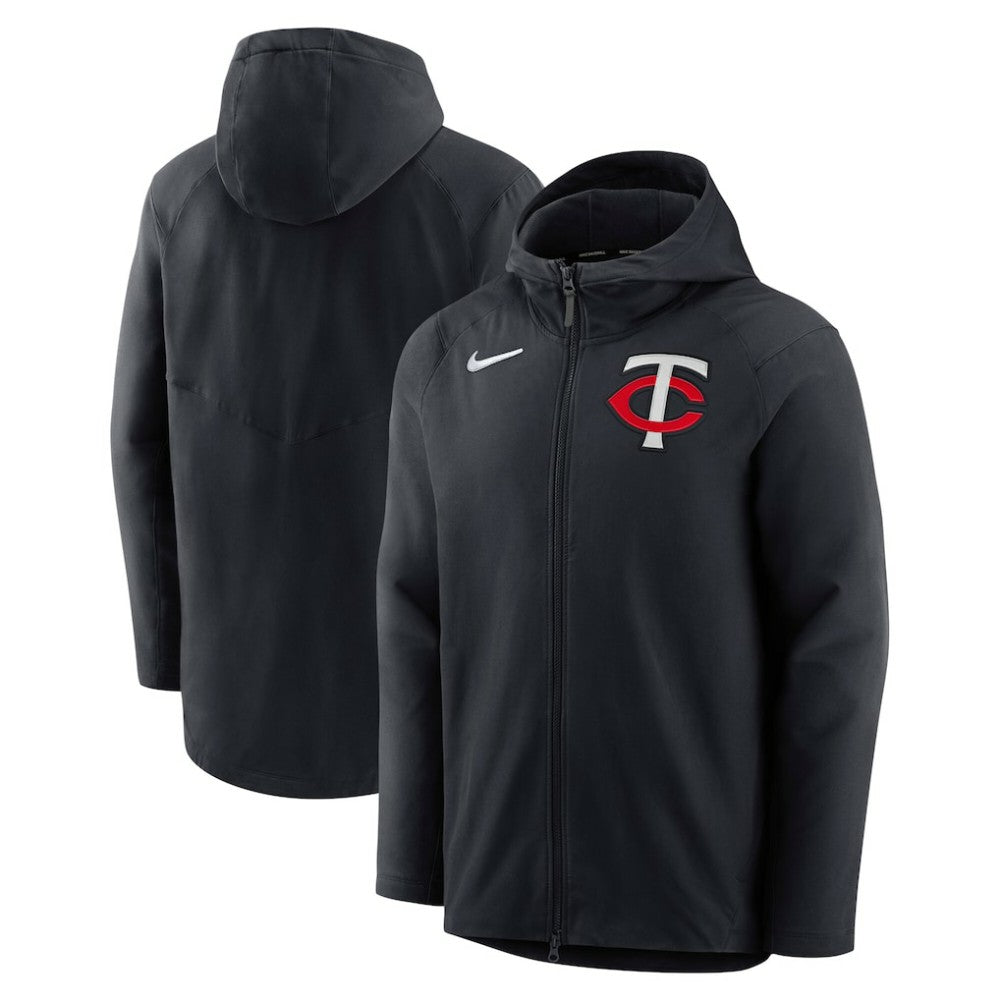 Minnesota Twins Nike Authentic Collection Player Therma Full-Zip Hoodie - MLB