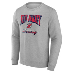 New Jersey Devils Fanatics Light the Candle Fleece Pullover Sweatshirt - Gray - NHL