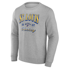 Fanatics St. Louis Blues Gray Nimbus Fleece Pullover Sweatshirt - NHL
