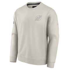 New Jersey Devils Fanatics Authentic Pro Road Fleece Sweatshirt - Gray - NHL