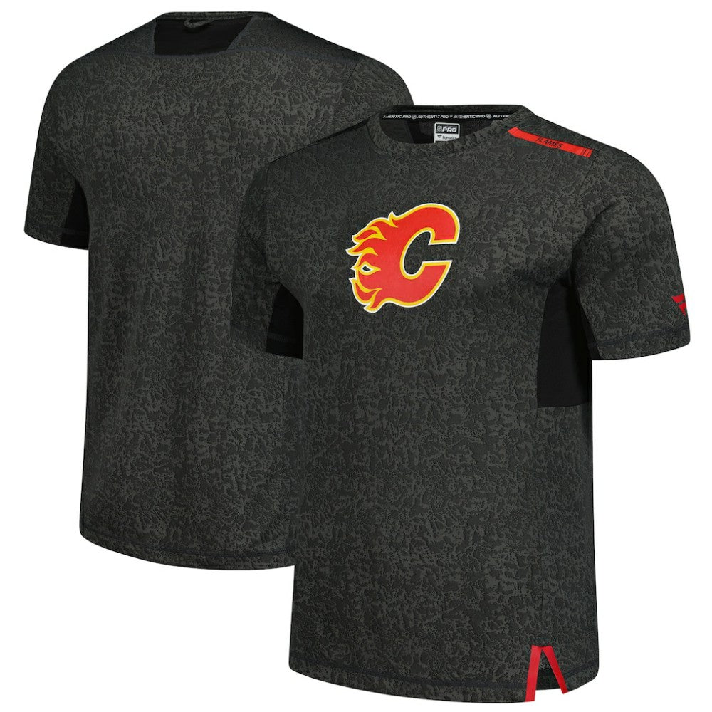 Calgary Flames Fanatics Authentic Pro Performance T-Shirt - Black - NHL