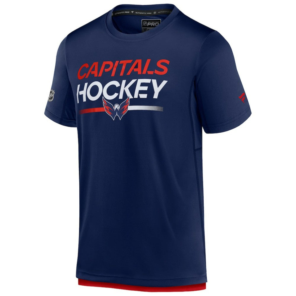 Washington Capitals Fanatics Authentic Pro Tech T-Shirt - Navy - NHL