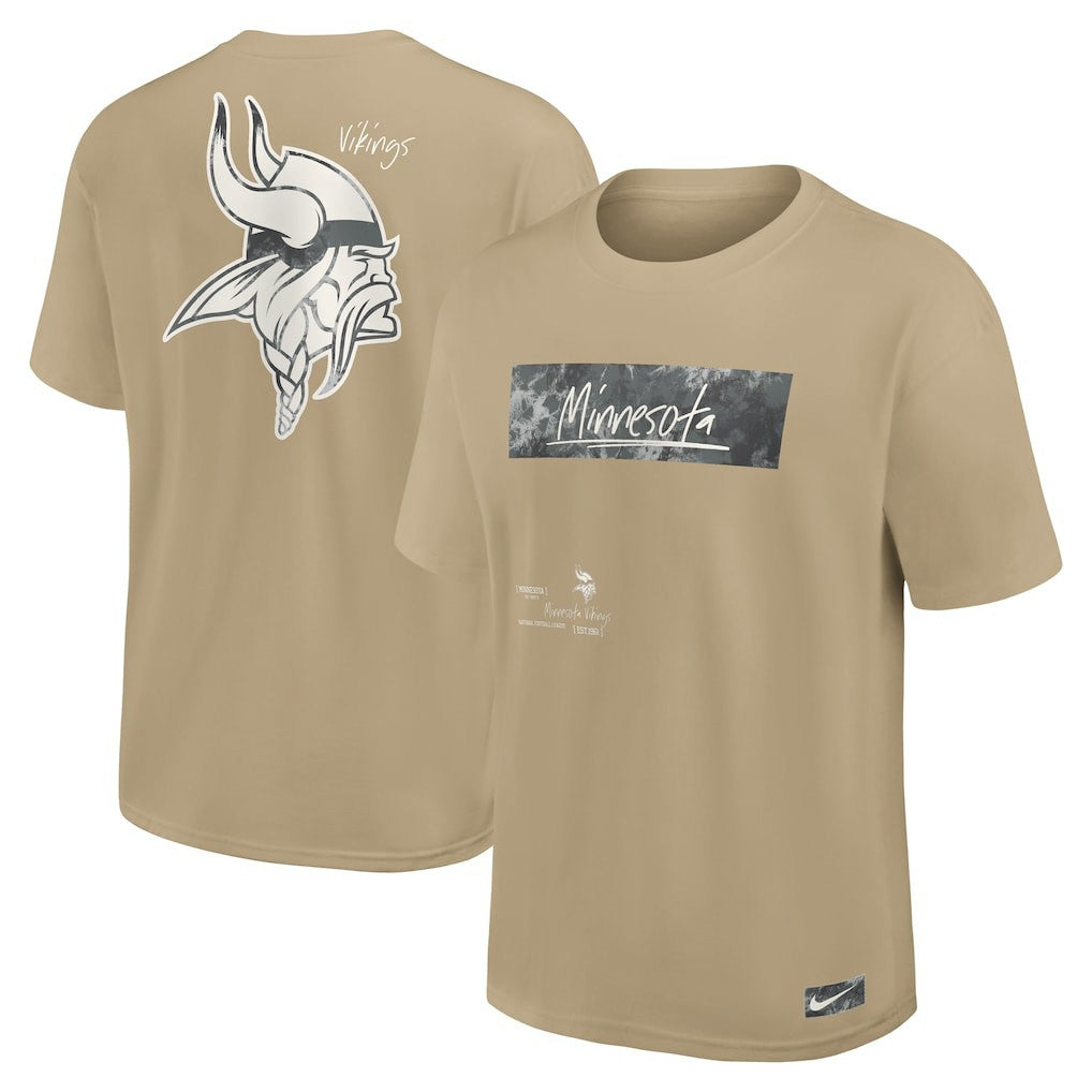 Minnesota Vikings Statement Max90 T-Shirt Tan | Nike for Sale