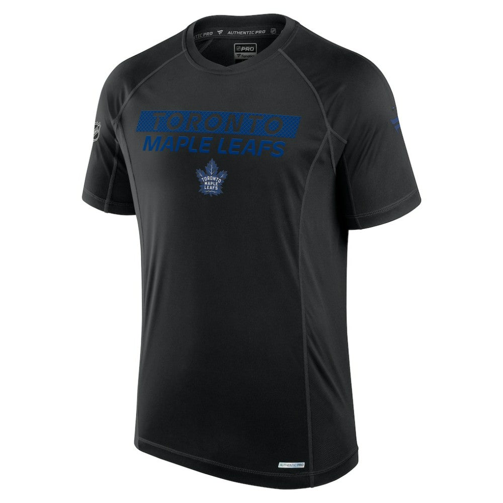 Toronto Maple Leafs Fanatics Authentic Pro Tech Raglan T-Shirt - Black - NHL