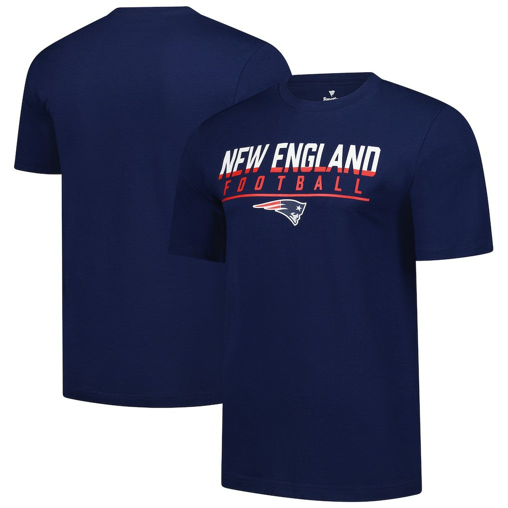 New England Patriots Blocked T-Shirt Navy | Fanatics