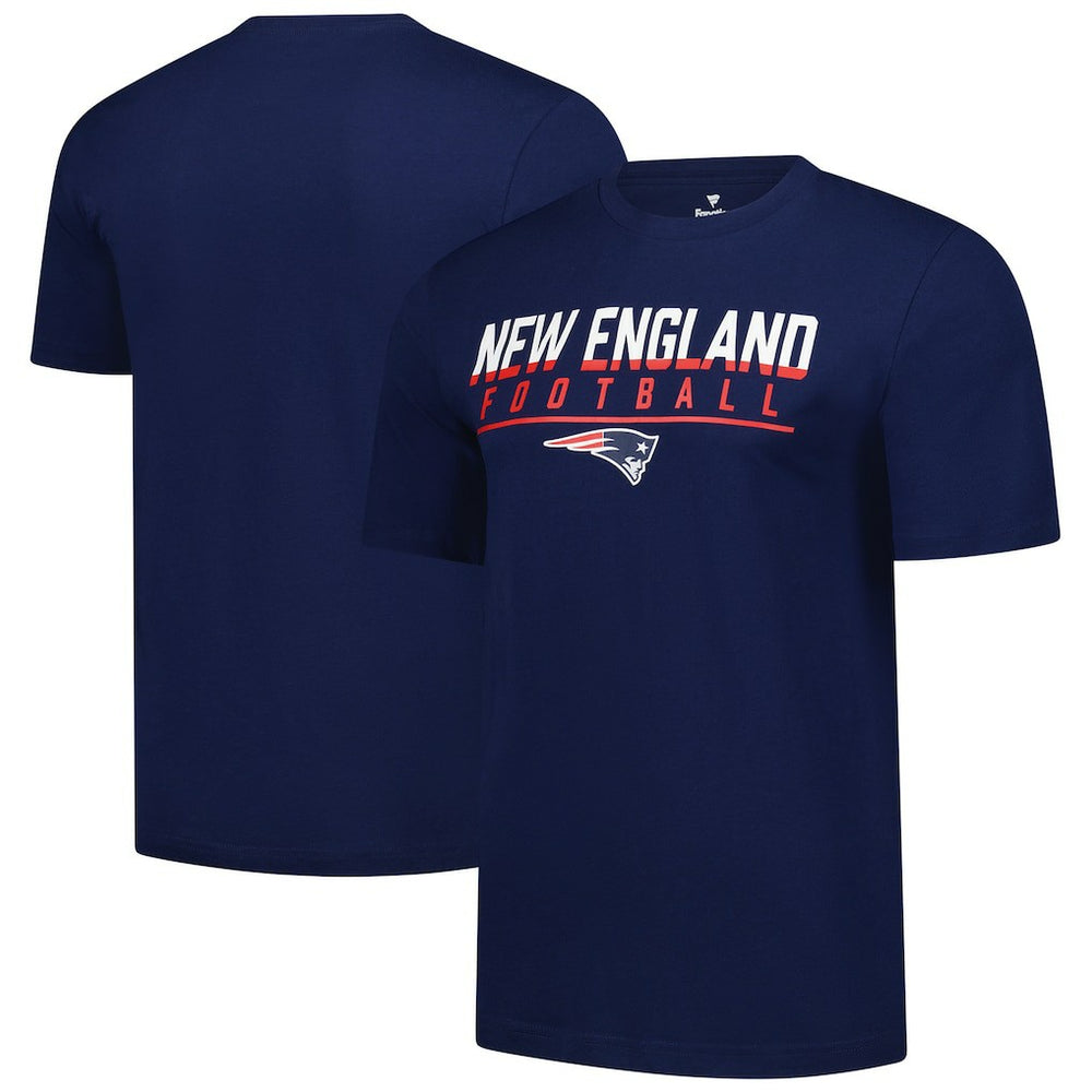 New England Patriots Blocked T-Shirt Navy | Fanatics