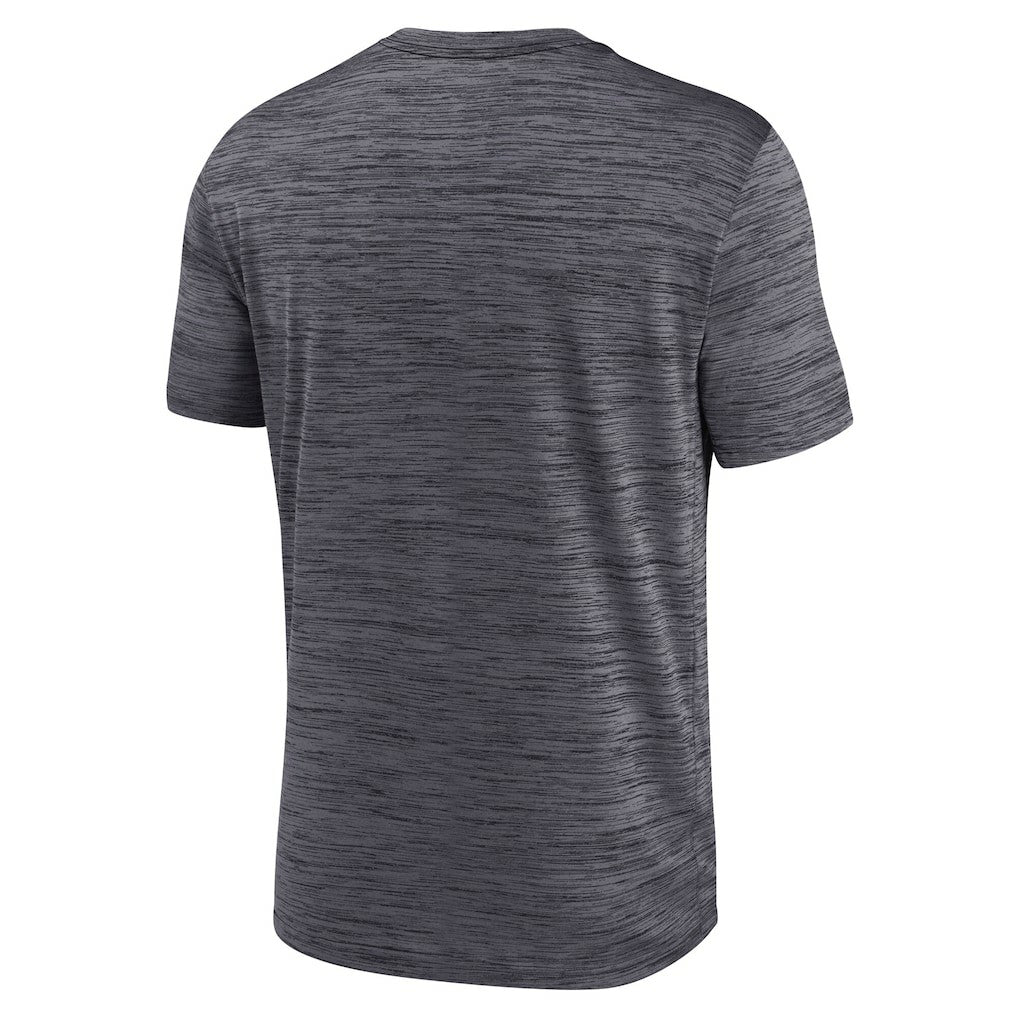 Carolina Panthers Velocity Jock Tag Performance T-Shirt Black | Nike for Sale