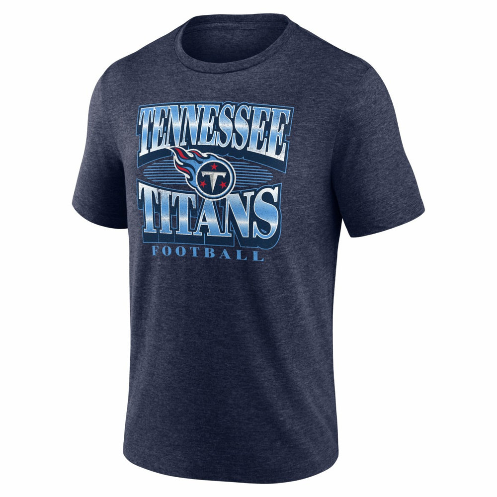 Tennessee Titans Extreme Tackle Tri-Blend T-Shirt Heather Navy | Fanatics