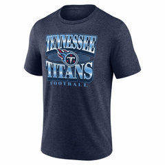 Tennessee Titans Extreme Tackle Tri-Blend T-Shirt Heather Navy | Fanatics