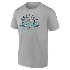 Seattle Kraken Fanatics Emblem T-Shirt - Gray - NHL
