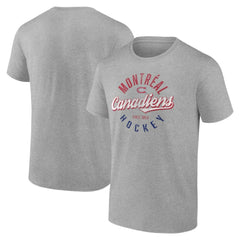 Montreal Canadiens Fanatics Emblem T-Shirt - Gray - NHL