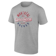 Montreal Canadiens Fanatics Emblem T-Shirt - Gray - NHL