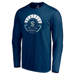 Seattle Kraken Fanatics Block Party Long Sleeve T-Shirt - Deep Sea Blue - NHL