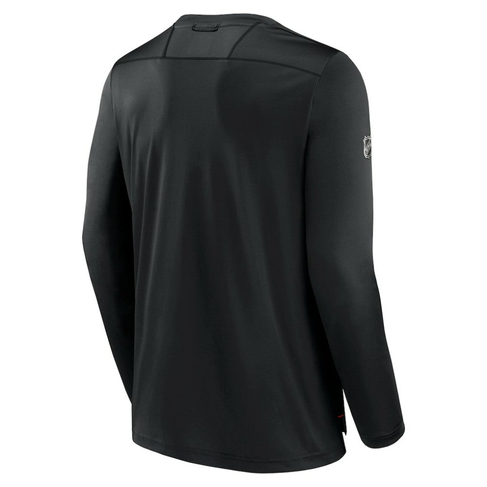 Ottawa Senators Fanatics Authentic Pro Tech Long Sleeve T-Shirt - Black - NHL
