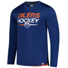 Edmonton Oilers Fanatics Authentic Pro Tech Long Sleeve T-Shirt - Royal - NHL