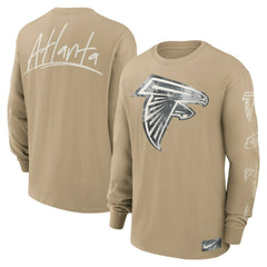 Atlanta Falcons Essential Statement Max90 Long Sleeve T-Shirt Tan | Nike for Sale