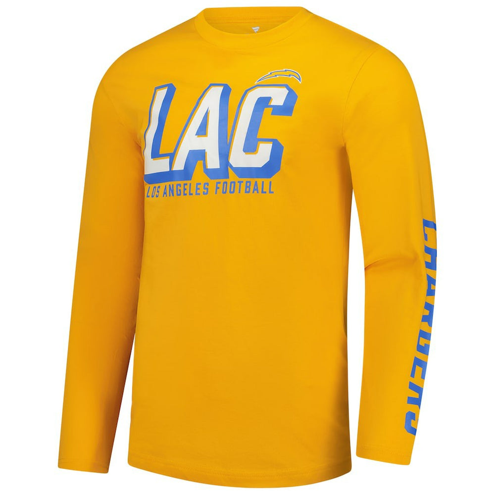 Los Angeles Chargers Long Sleeve T-Shirt Gold | Fanatics