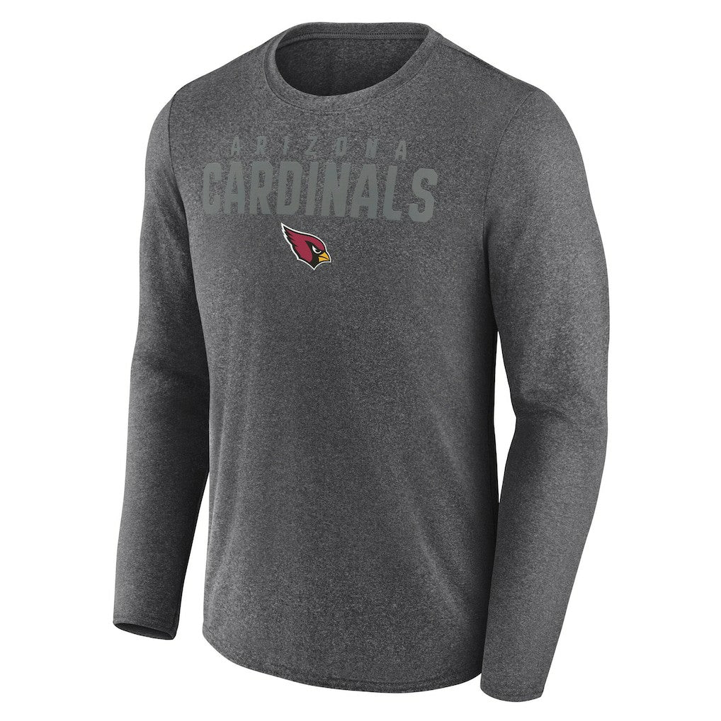 Arizona Cardinals Blackout Long Sleeve T-Shirt Heather Charcoal | Fanatics