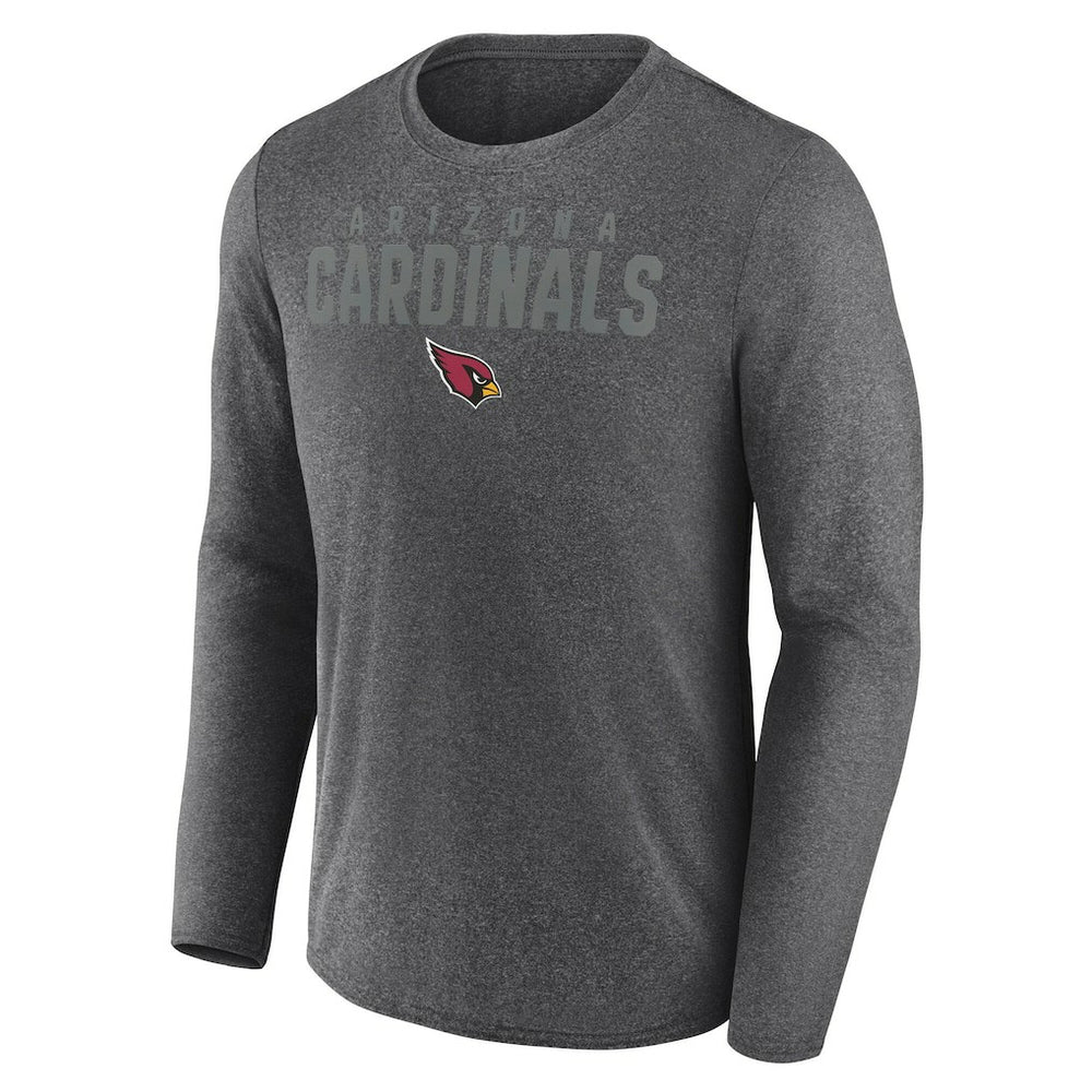 Arizona Cardinals Blackout Long Sleeve T-Shirt Heather Charcoal | Fanatics
