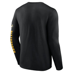 Pittsburgh Penguins Fanatics Headline Long Sleeve T-Shirt - Black - NHL