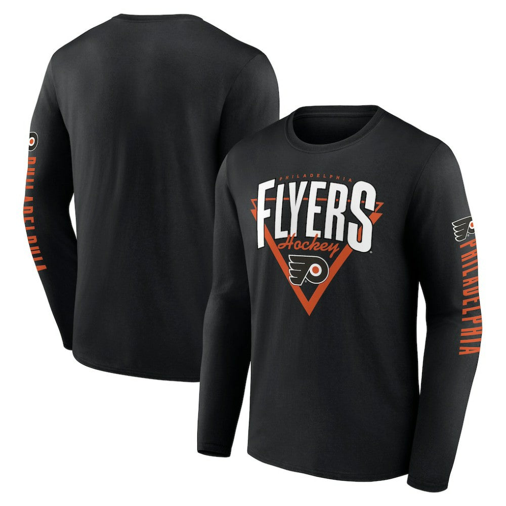 Philadelphia Flyers Fanatics Headline Long Sleeve T-Shirt - Black - NHL