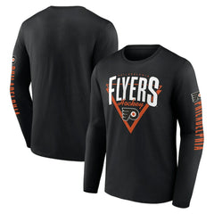 Philadelphia Flyers Fanatics Headline Long Sleeve T-Shirt - Black - NHL