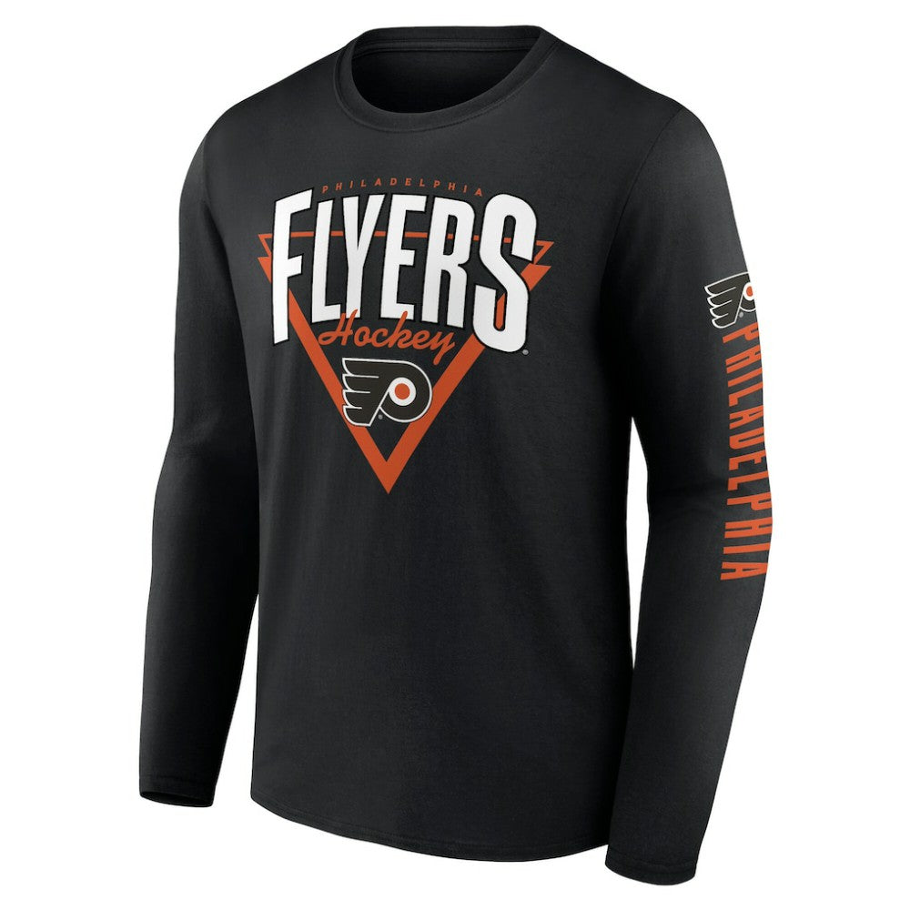 Philadelphia Flyers Fanatics Headline Long Sleeve T-Shirt - Black - NHL