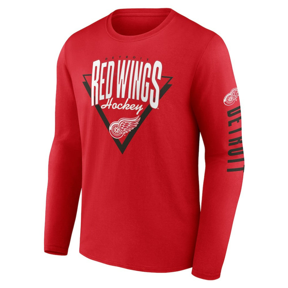 Detroit Red Wings Fanatics Headline Long Sleeve T-Shirt - Red - NHL