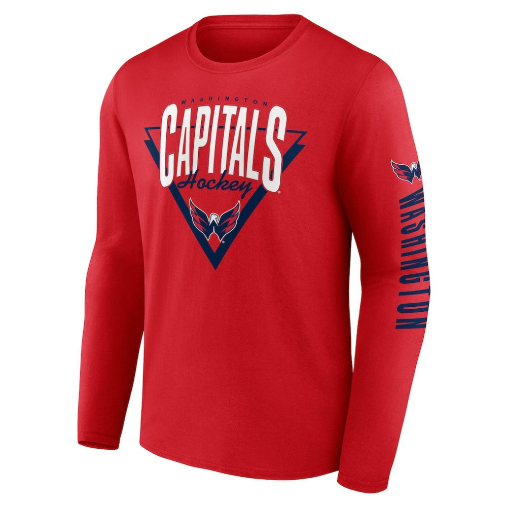 Washington Capitals Fanatics Headline Long Sleeve T-Shirt - Red - NHL
