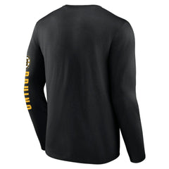 Boston Bruins Fanatics Headline Long Sleeve T-Shirt - Black - NHL