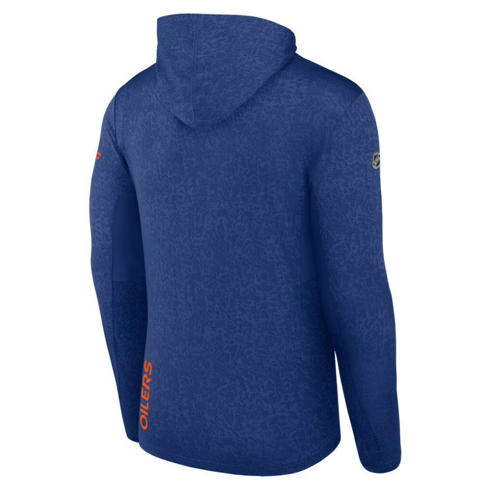 Edmonton Oilers Fanatics Authentic Pro Lightweight Pullover Hoodie - Royal - NHL