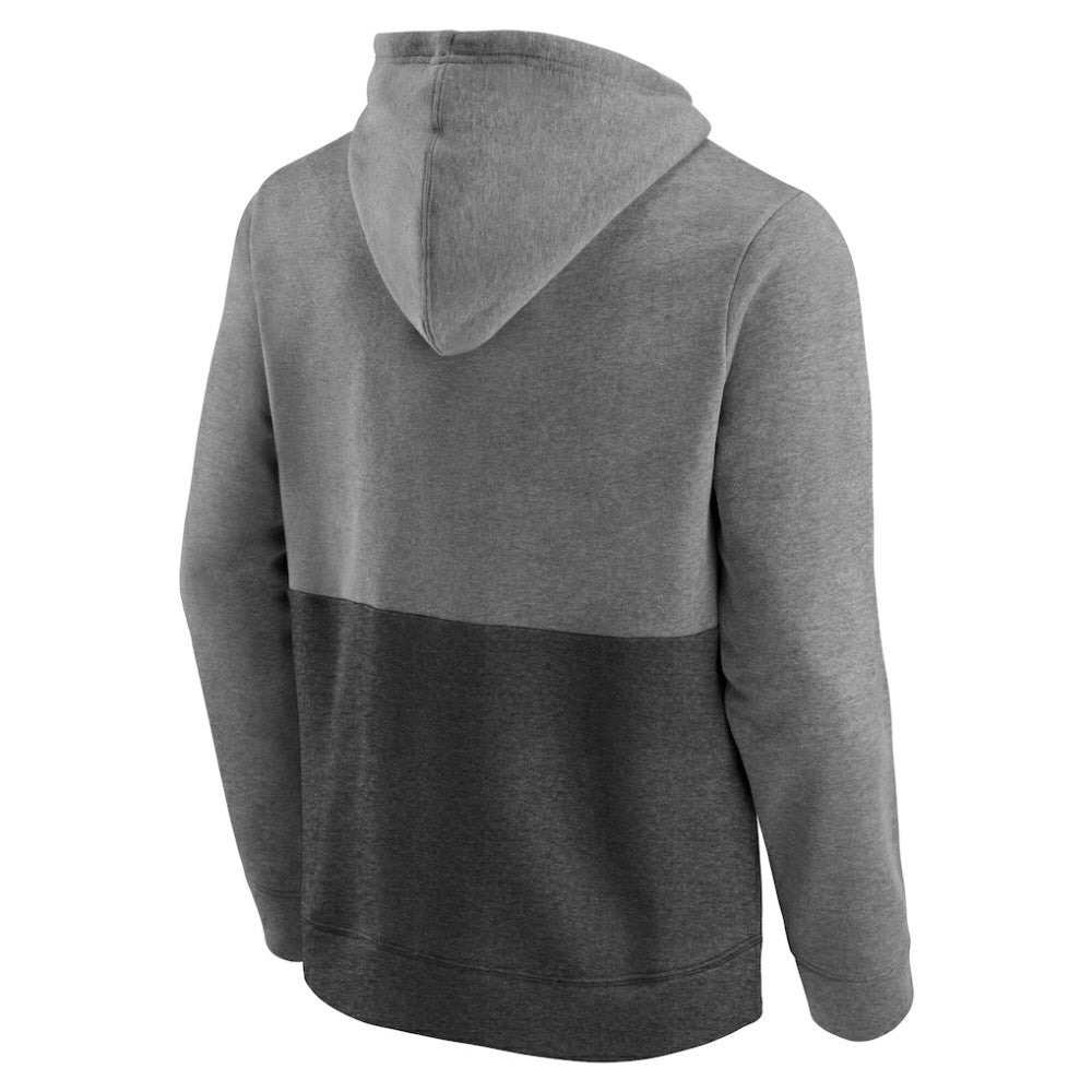 Los Angeles Kings Fanatics Block Party Signature Pullover Hoodie - Heather Gray/Heather Charcoal - NHL