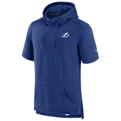 Tampa Bay Lightning Fanatics Authentic Pro Pullover Hoodie - Heather Blue - NHL