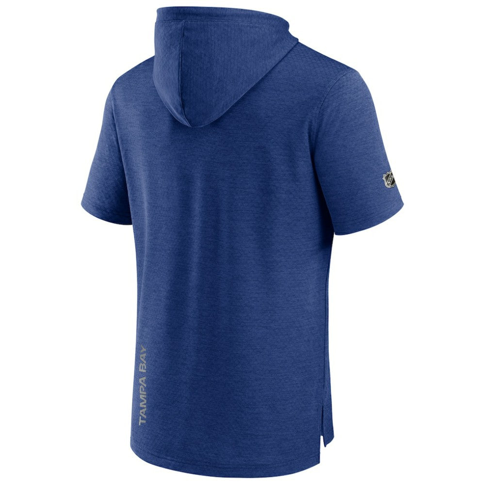 Tampa Bay Lightning Fanatics Authentic Pro Pullover Hoodie - Heather Blue - NHL