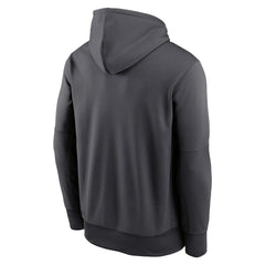 Miami Dolphins Team Muscle Performance Fleece Pullover Hoodie Anthracite | Nike for Sale