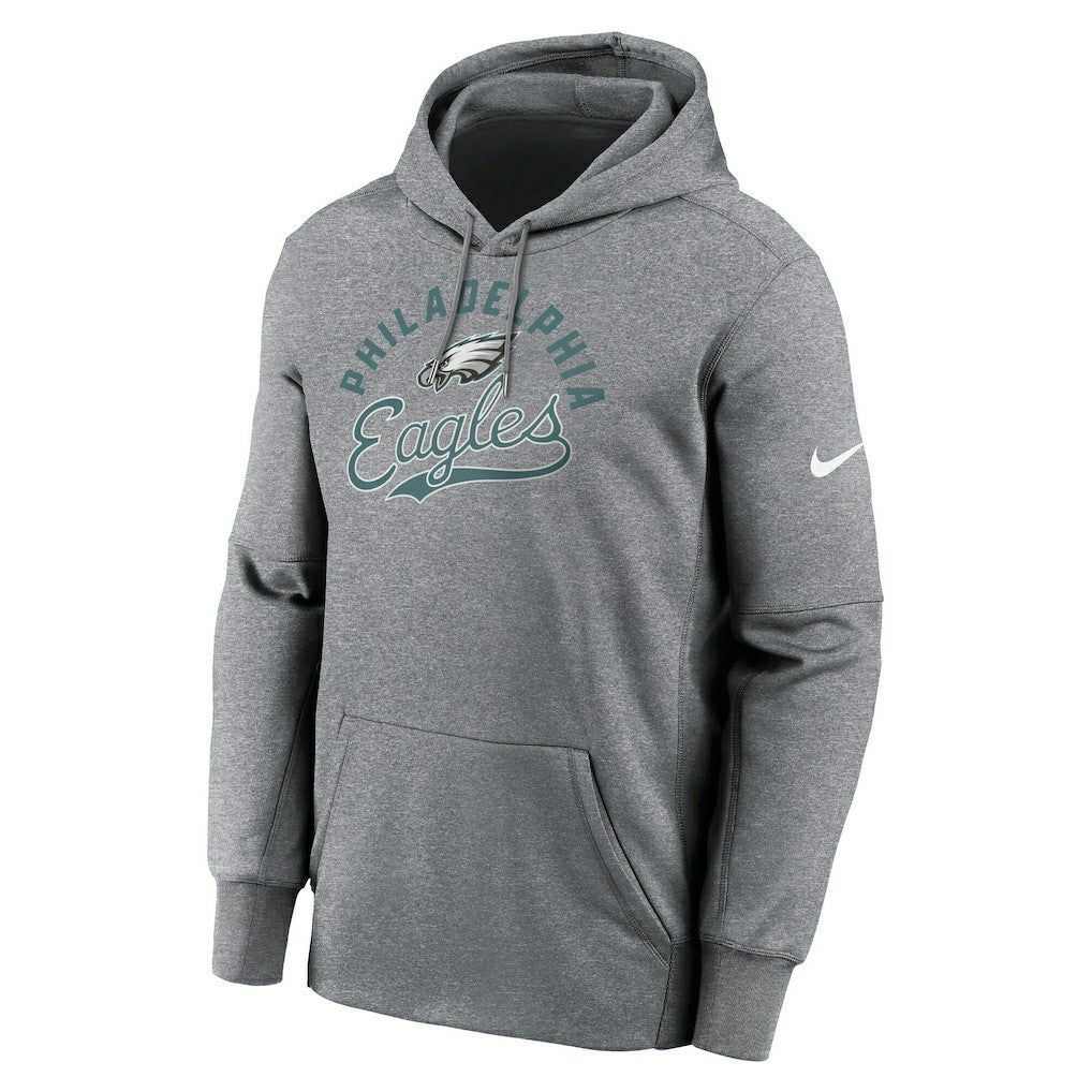 Philadelphia Eagles Performance Fleece Pullover Hoodie Heather Gray | Nike for Sale