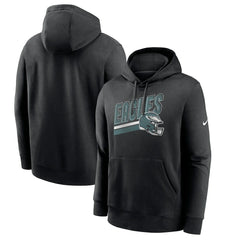 Philadelphia Eagles Club Fleece Pullover Hoodie Black | Nike for Sale