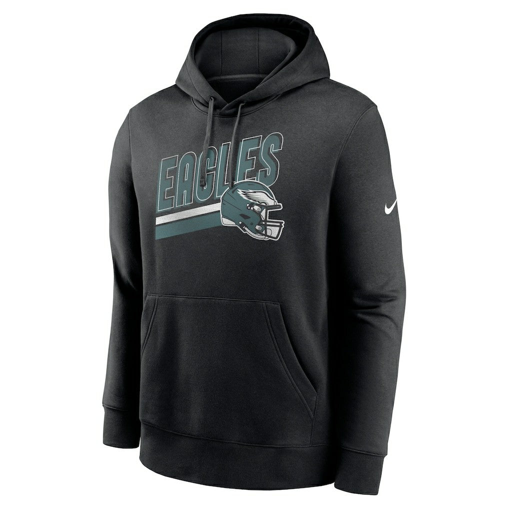 Philadelphia Eagles Club Fleece Pullover Hoodie Black | Nike for Sale