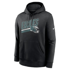 Philadelphia Eagles Club Fleece Pullover Hoodie Black | Nike for Sale