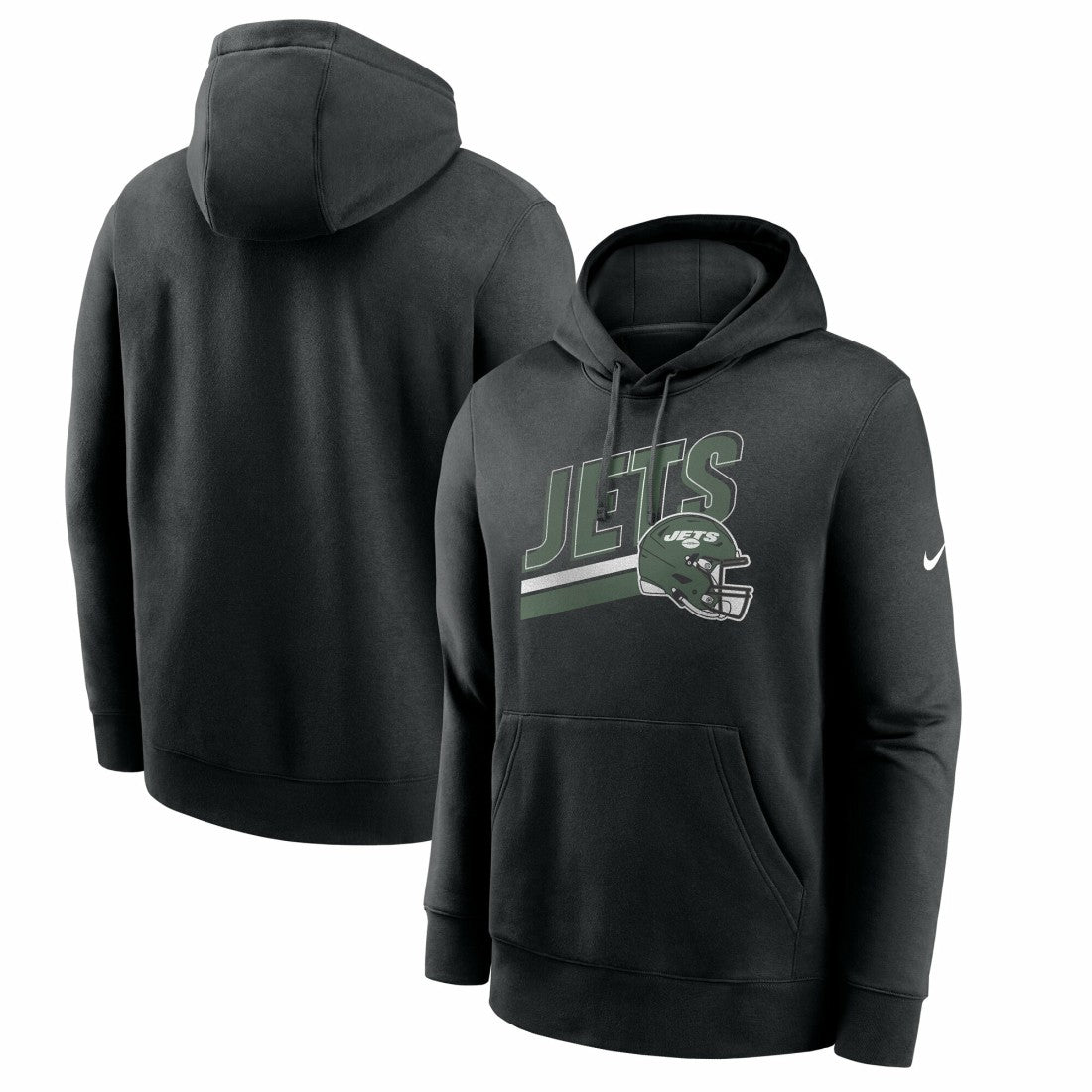 New York Jets Club Fleece Pullover Hoodie Black | Nike for Sale