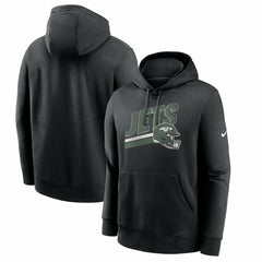 New York Jets Club Fleece Pullover Hoodie Black | Nike for Sale
