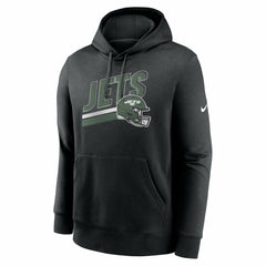 New York Jets Club Fleece Pullover Hoodie Black | Nike for Sale