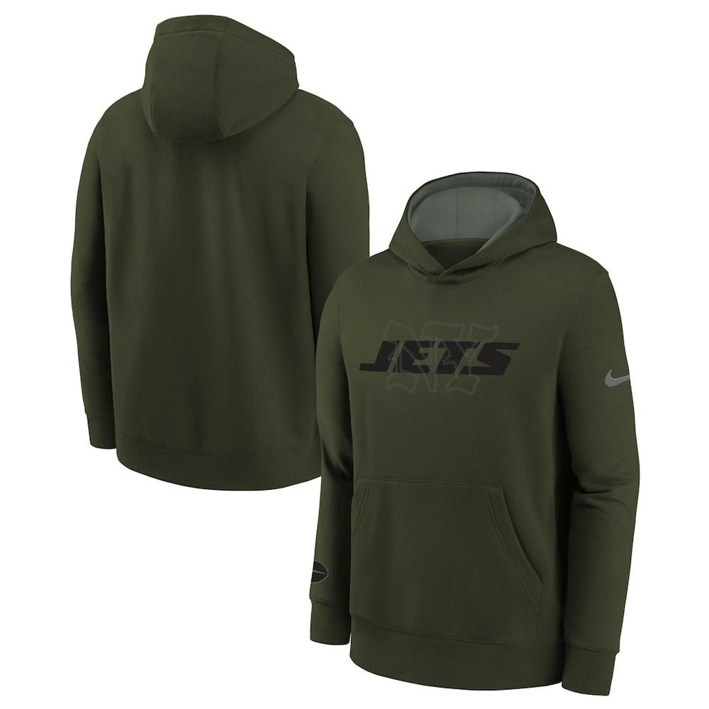 New York Jets Youth 2025 Rivalries Collection Club Hoodie Gotham Green | Nike for Sale